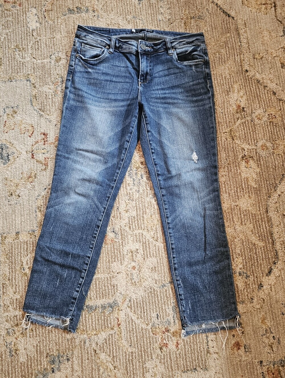 Kut From The Kloth Reese Ankle Straight Leg Sz 8 With 26" Inseam